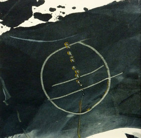 Abstract Markings Painting by artist Jilly Cobbe