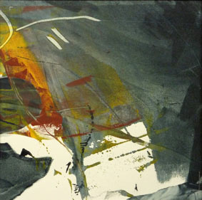 Abstract Markings Painting by artist Jilly Cobbe