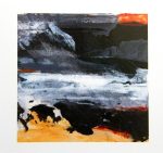 An abstract landscape artwork by artist Jilly Cobbe
